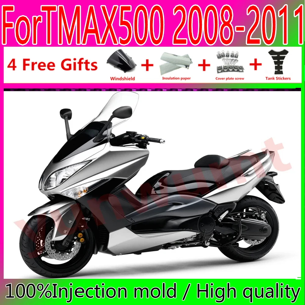 

New ABS JP Motorcycle Fairings Kit Fit For YAMAHA TMAX500 2008 2009 2010 2011 08 09 10 11 TMAX 500 full fairing kits Bodywork