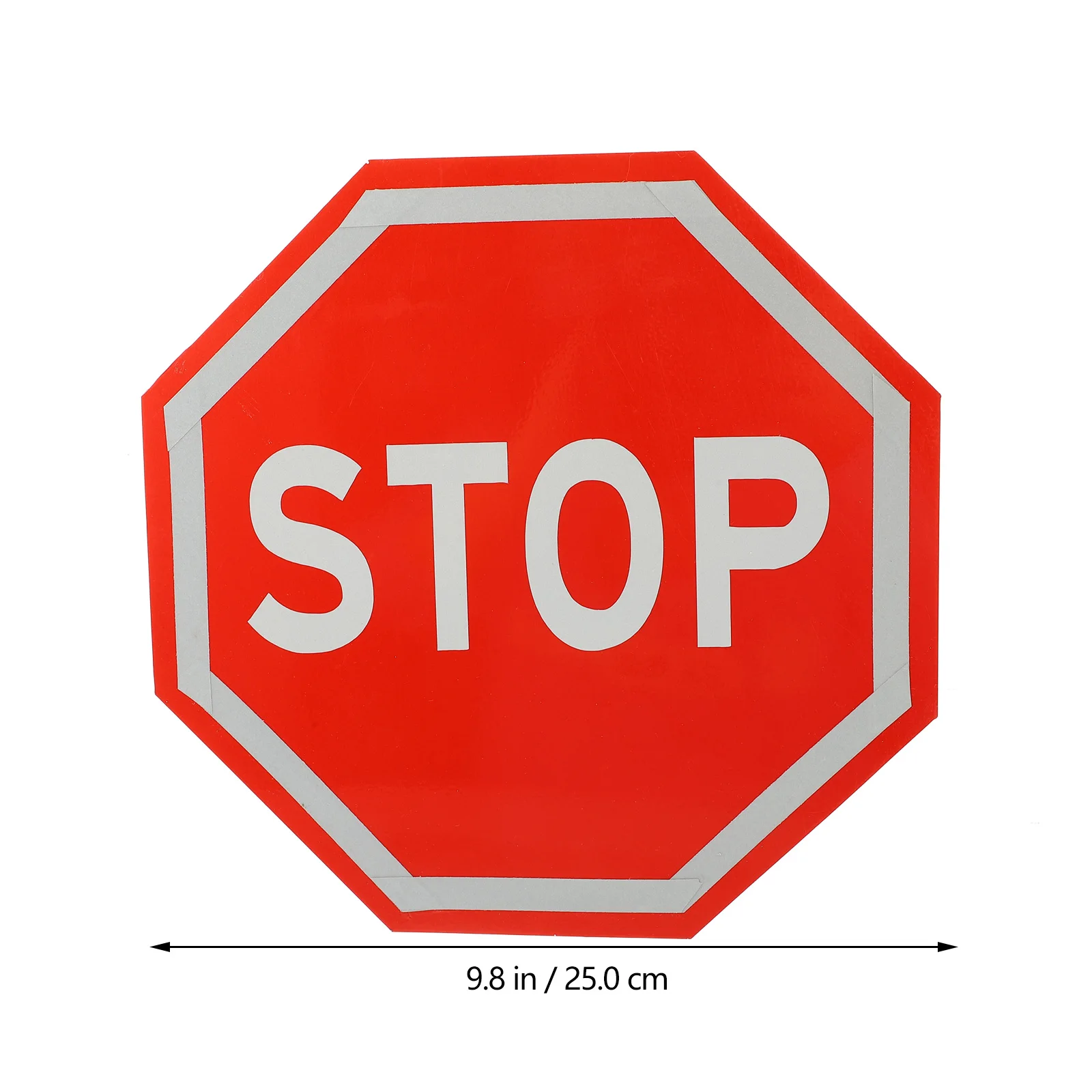 Stop Warning Traffic Sign Board Safety for Road Reflective Supply Toy Set Child