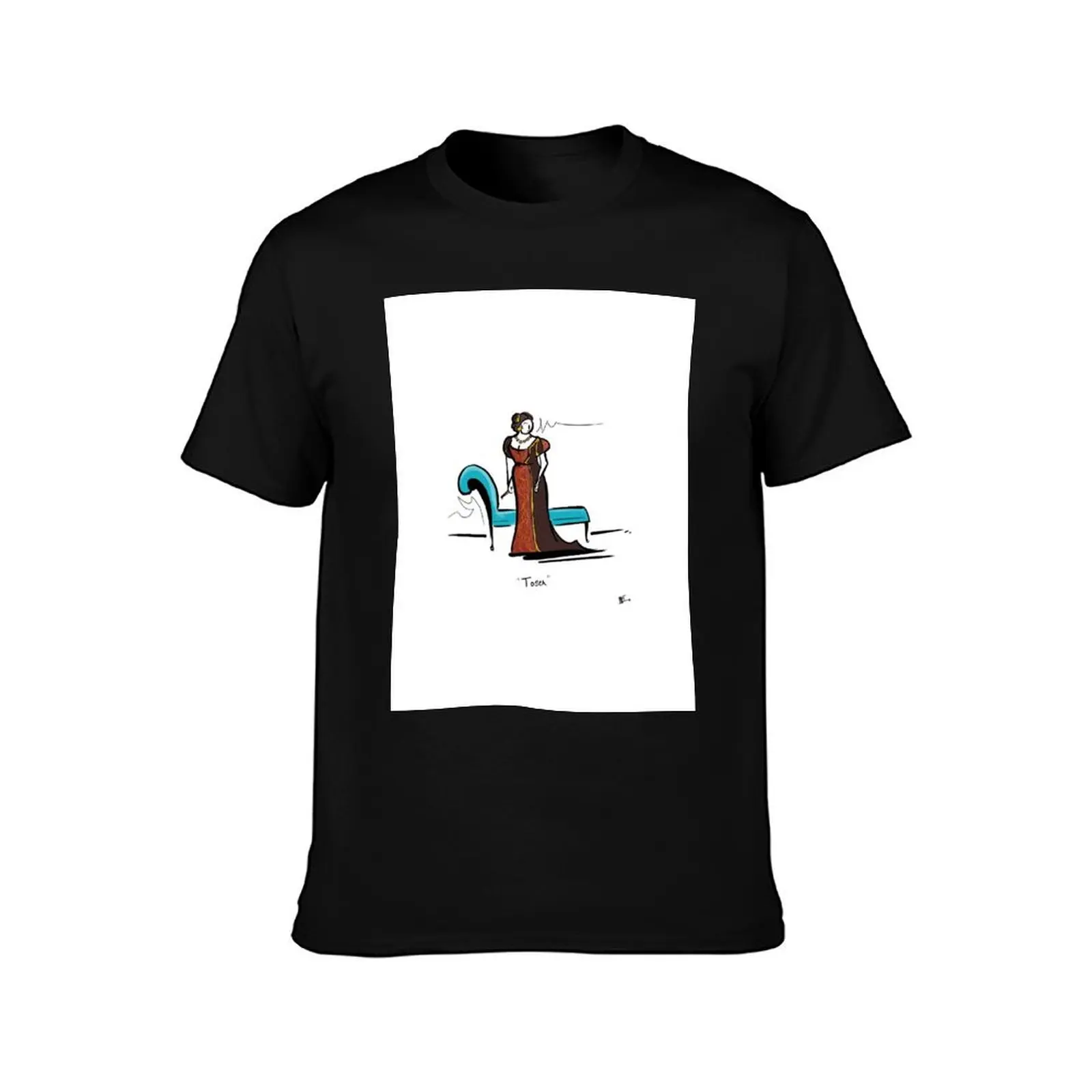 Tosca T-Shirt baggy shirts anime figures mens big and tall t shirts