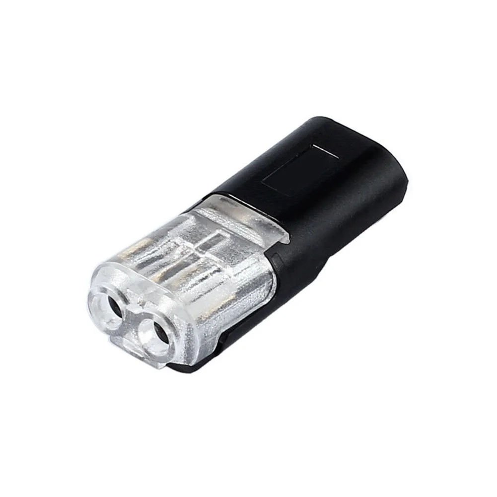 Electrical Wiring Connectors Flame Retardant Copper Clamp Push In Terminals for Solid Stranded 22-18 AWG Wire Reusable 10PCS