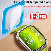 1-3PCS Easy Install Tempered Glass For Huawei Watch Fit 4 Pro Premium Screen Protector for Huawei Watch Fit4Pro Protective Glass