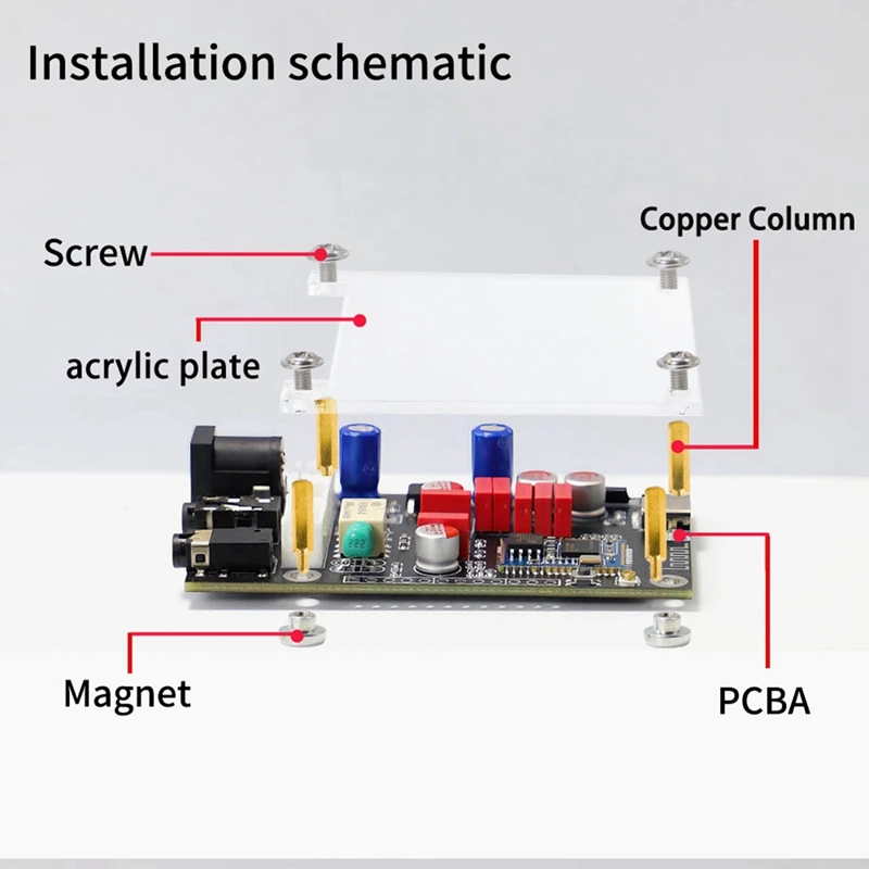A76F-LA02 Qualcomm QCC5125 Enthusiast Grade Bluetooth 5.1 Lossless Decoding Board APTX LDAC Lossless HD Sound Quality