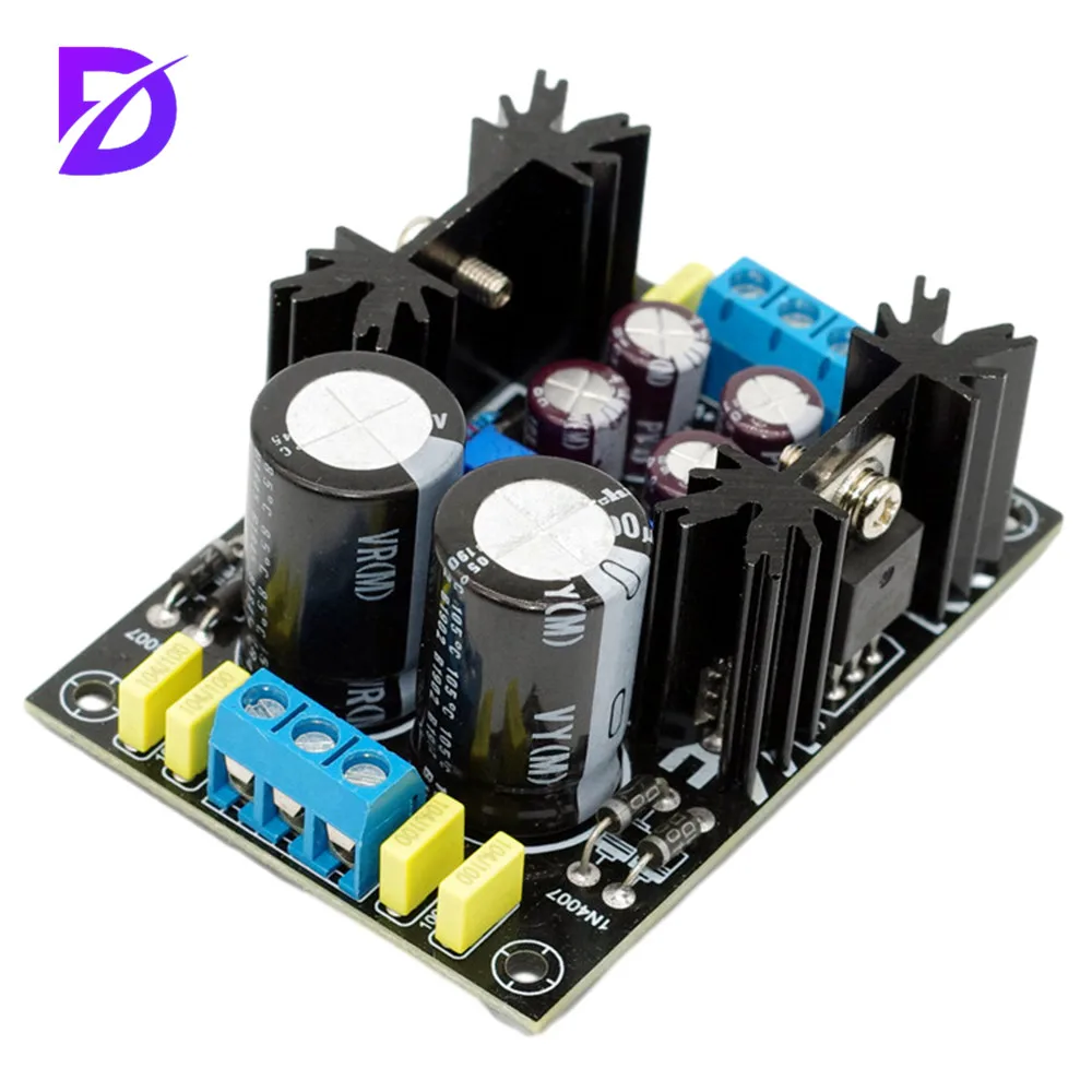 AC/DC to DC Step Down Buck Converter AC 0-28V to DC1.25V-30V Voltage Regulator Board Adjustable Volt Power Supply Module LM317