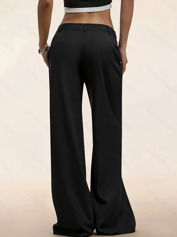 Women's directional vacation elegant casual fashionable outdoor sp  ort slimming versatile suit pants