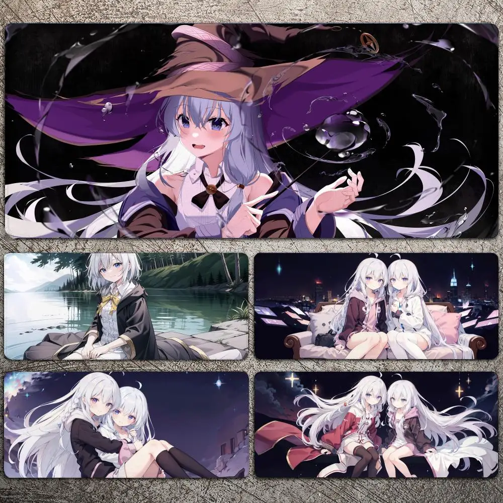 

Wandering Witch The Journey Of Elaina Anime Mousepad Large Gaming Mouse Pad LockEdge Thickened Computer Keyboard Table Desk Mat