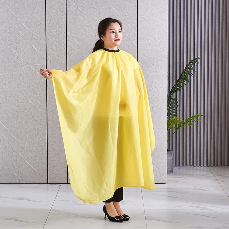 1PC Pro Adult Barber Cloth Gown Solid Color Waterproof Hairdresser cape For Hair Cutting barber Aprons Hair Style Salon Supplies