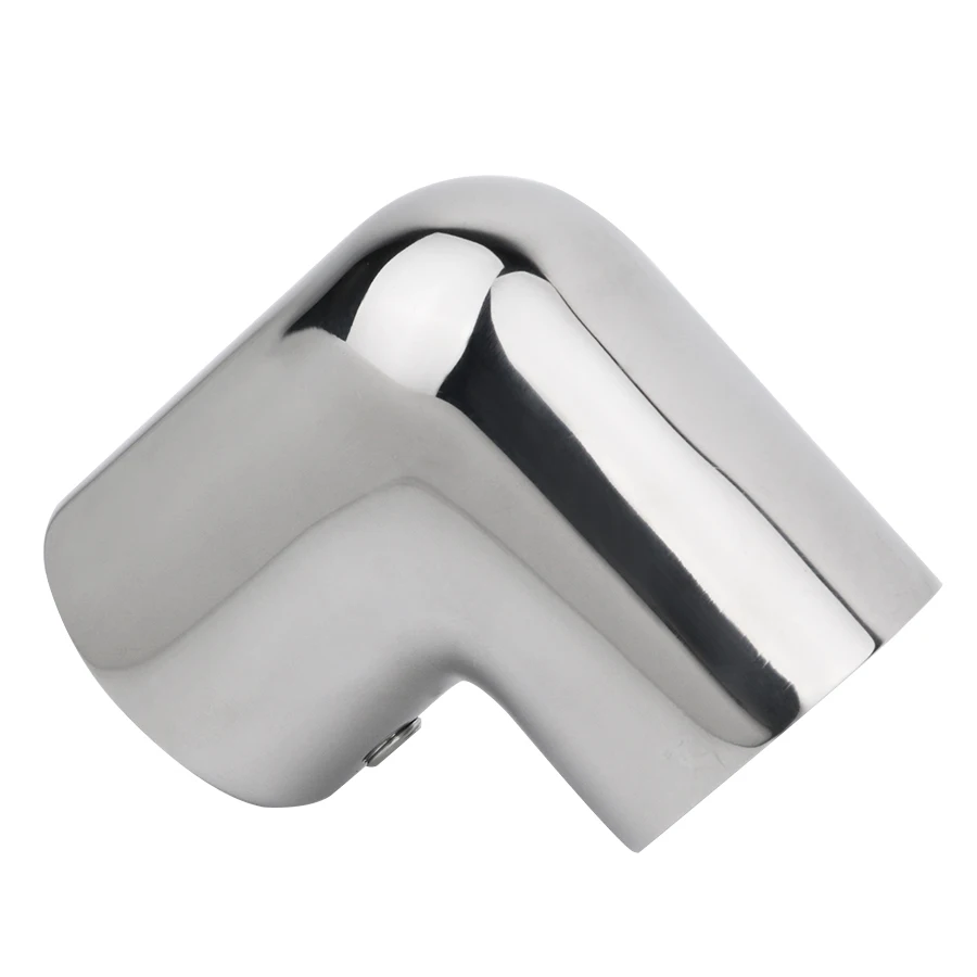 AndyMarine Boat 2-Way Pipe Fitting Elbow 316 Stainless Steel Pipe Components Marine Hardware