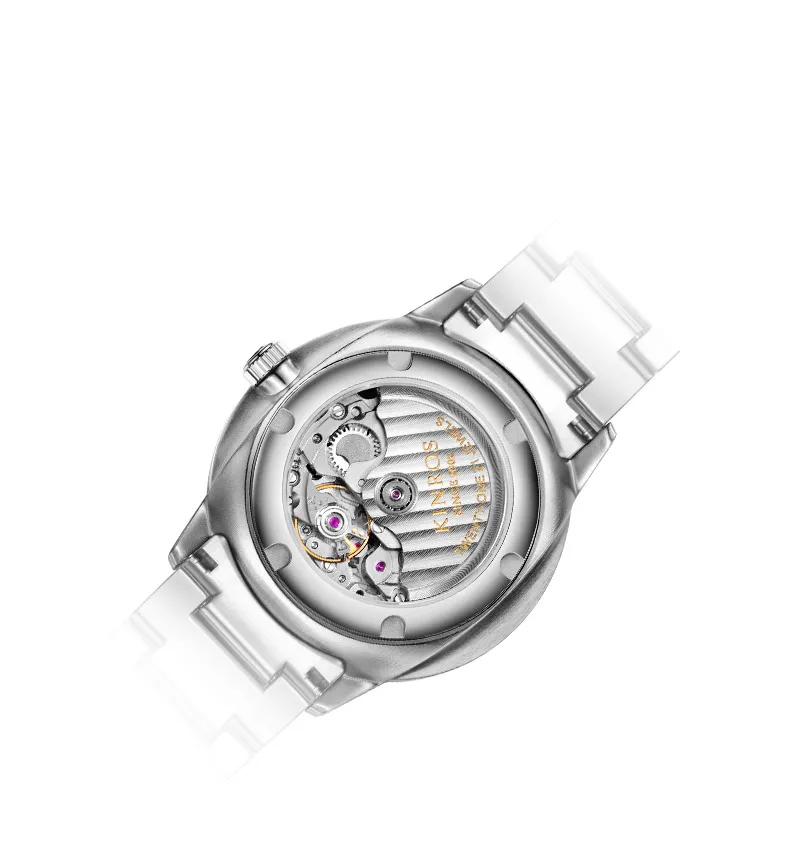 【 Imported Movement 】 KINROS Brand Women's Fully Automatic Mechanical Watch Luxury Waterproof Calendar Women's Watch