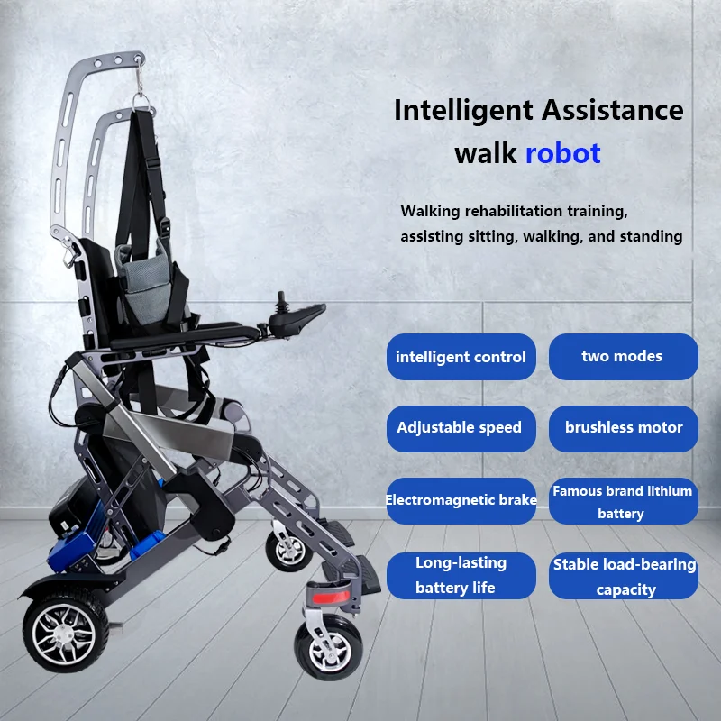 OEM Intelligent Elderly Disabled Lower Limb Rehabilitation Gait Training Electric Walker Exoskeleton Walking Assistance Robot