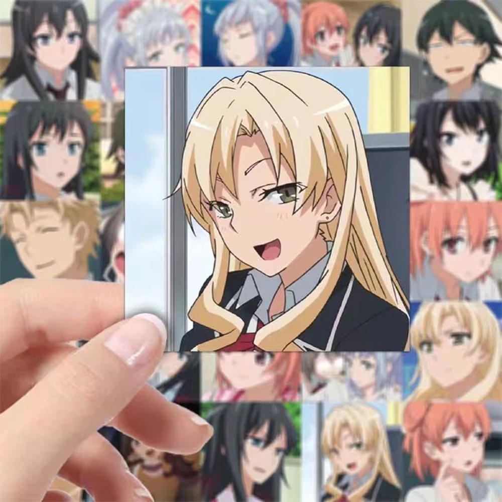 10/30/63pcs Hachiman Oregairu Anime Stickers Girls Yukino Cartoon Sticker  Luggage Scrapbooking Car Notebook Posters Decal Toy