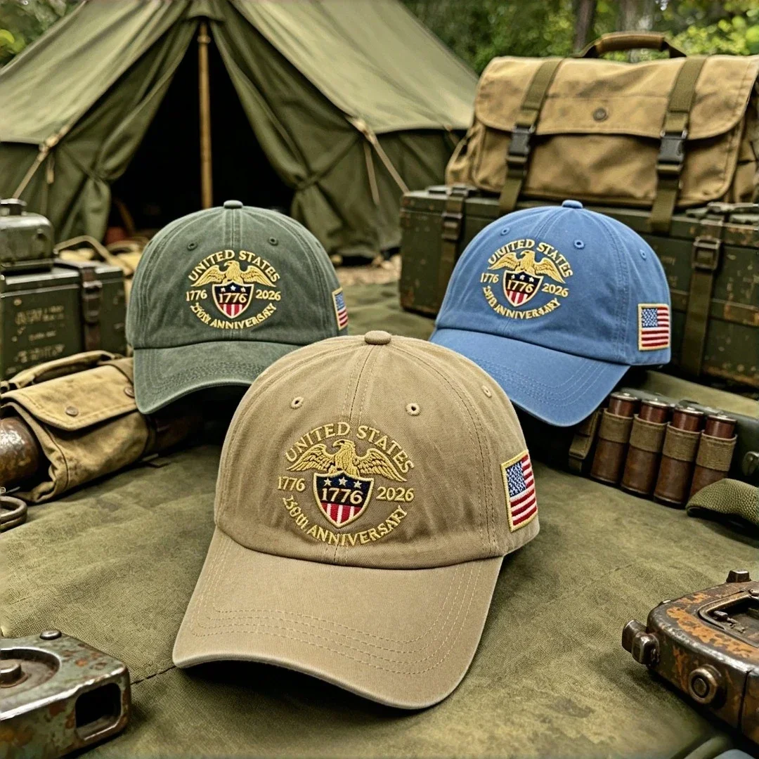 250th Anniversary Hat American Eagle-shaped Flag Baseball Cap - Adjustable Soft Patriotic Style - Suitable for Both Men Women