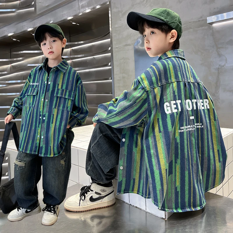 

Kid Jacket Baby Boys Spring Autumn Cargo Trench Jacket Infant Toddler Child Patchwork Boy Casual Fashion Colorful Coat Age 4-14Y