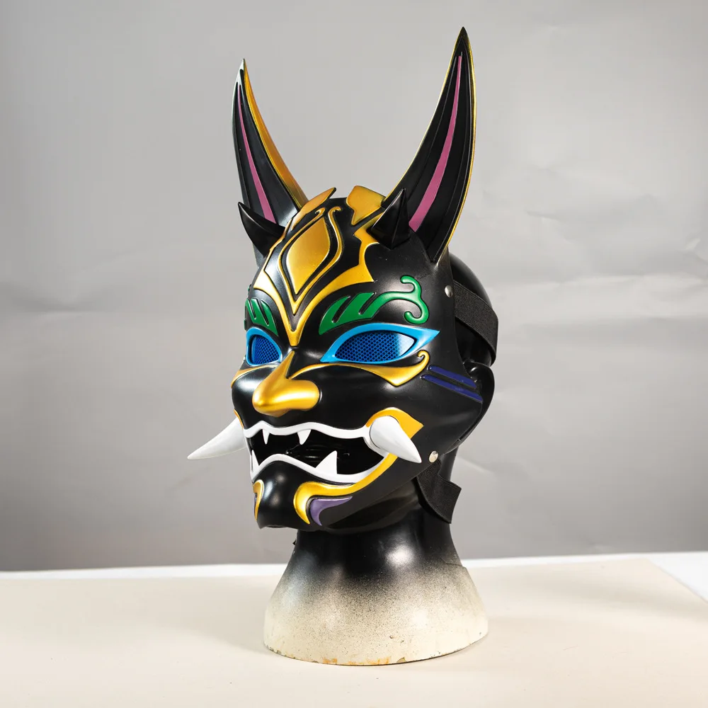 Halloween Protector Big Cosplay Props Film and Television Animation Game Full Face Resin ABS Mask