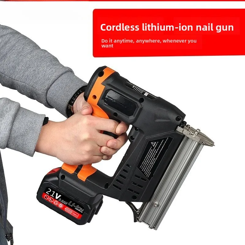 Lithium Battery Electric  Gun F30 Nail Gun Household Automatic Nail Woodworking Code Nail Gun Wireless Binding