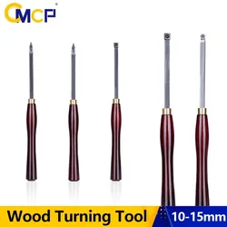 CMCP Wood Turning Tool Lathe Chisel Set Square Shank Carbide Insert Cutter Tools Wood Handle Chisel for Lathe Turning Tool