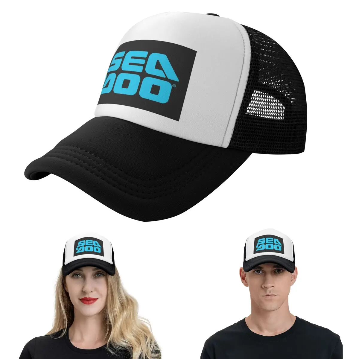 Sea Doo Team Rxt Brt Marine Cap Fashion Mesh Baseball Caps Adjustable Hat Hip Hop Summer Unisex Baseball Hats