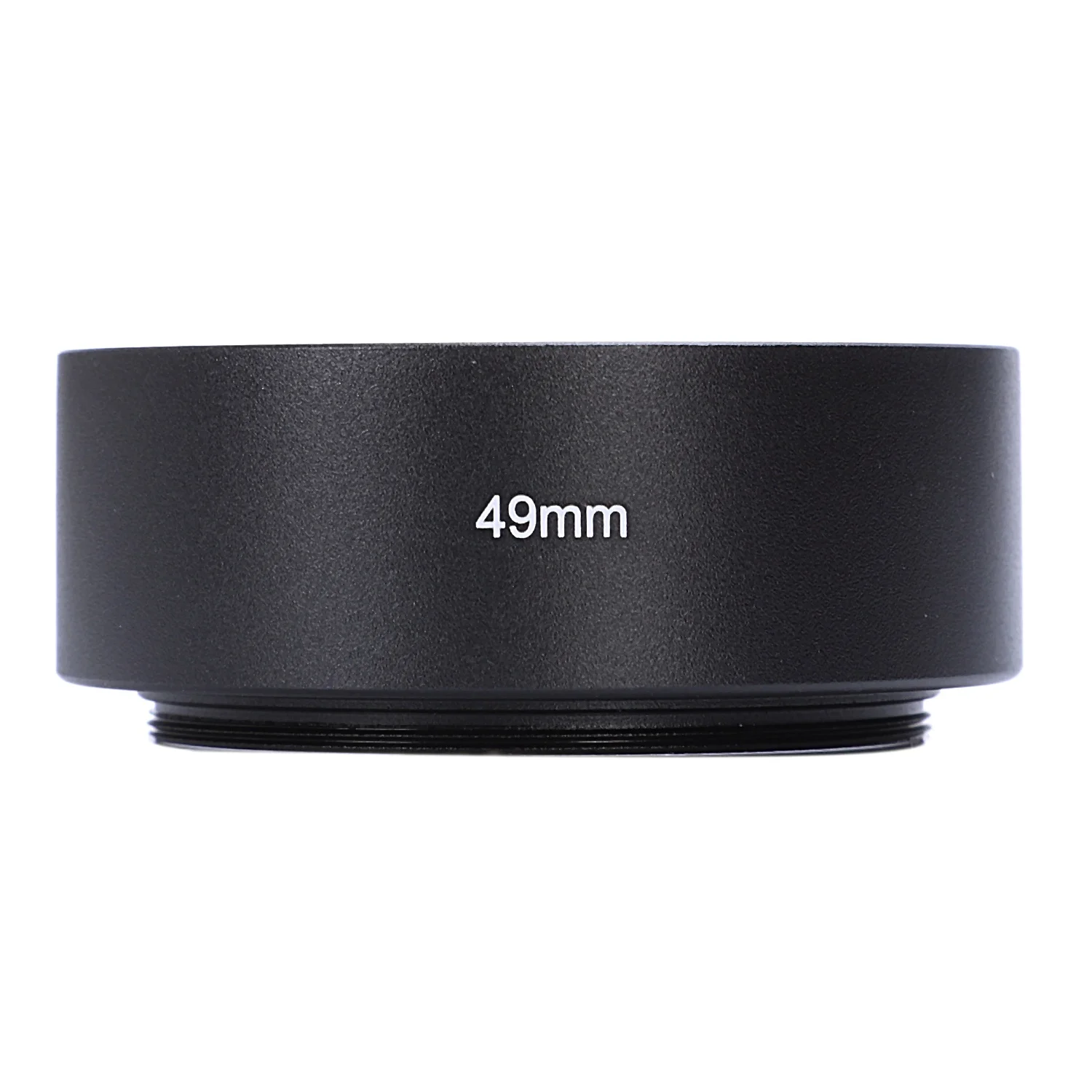 Padrão Mount Metal Lens Hood para Canon, Nikon, Pentax, Sony, Olympus, 49 milímetros