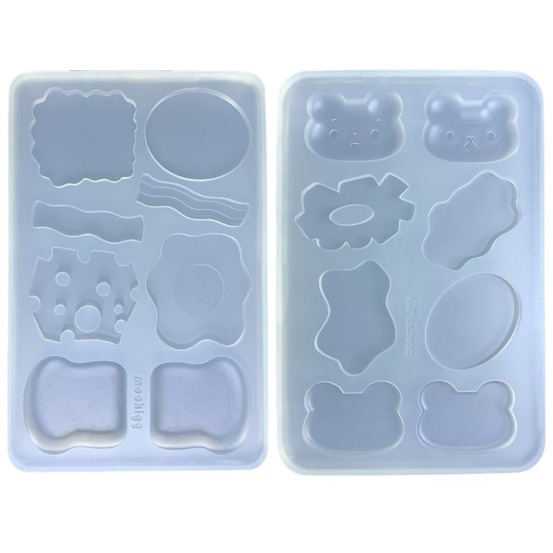 

DIY Crafts Making Mold Hamburger Biscuits Molds Toast Burger Silicone Molds Casting Mould for Dropship