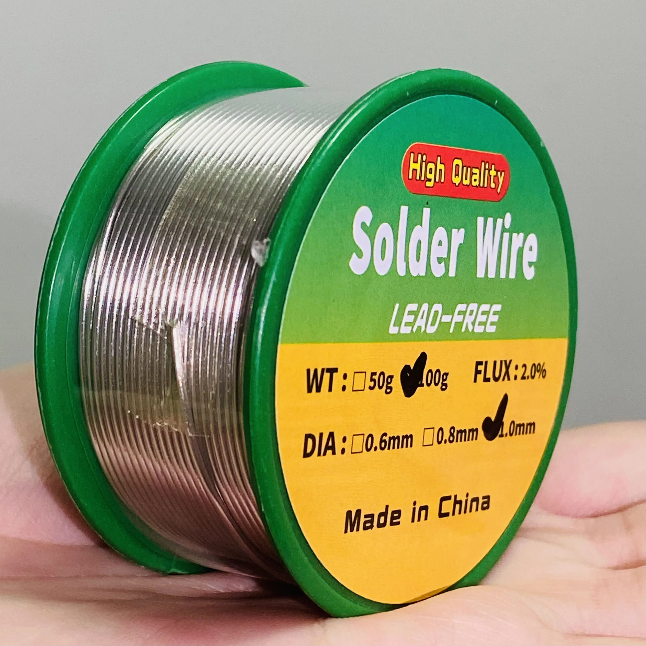 Low Melting Point Lead-Free Solder Wire Coil SN99.3/Cu0.7 High Purity Environmental Protection Flux for Maintenance