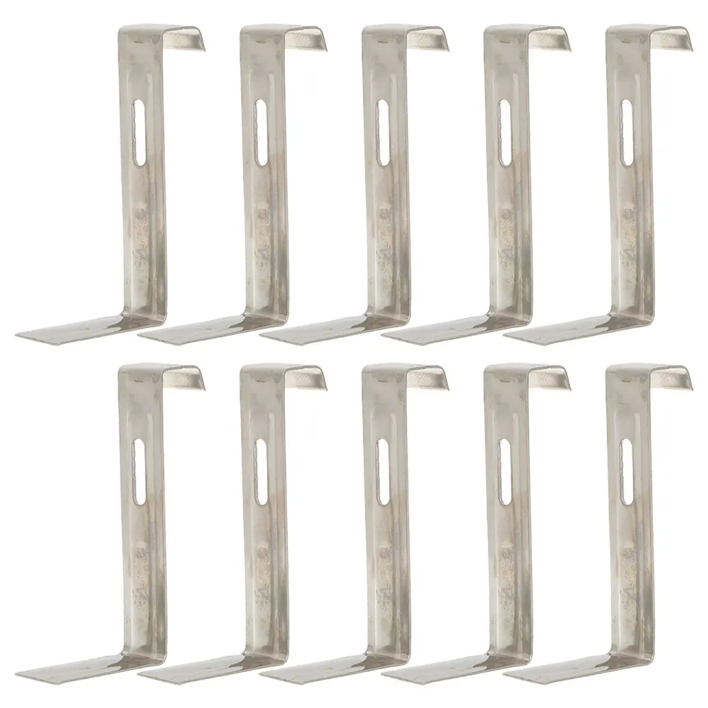 

10pcs 100mm Non-slip Buckle Tile Fixing Hook Stainless Steel Roof Metal Clips Reusable Wear-resistant Home Supplies