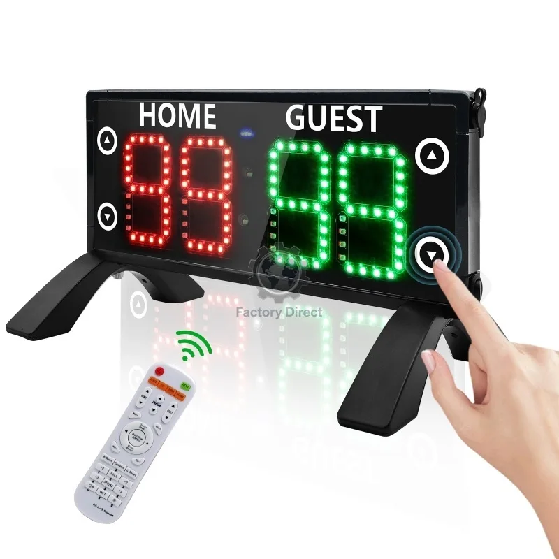 HOT  Touchable Screen Cornhole Games Scoring Display Board Rechargeable Portable LED Digital Scoreboard with Wireless Remote
