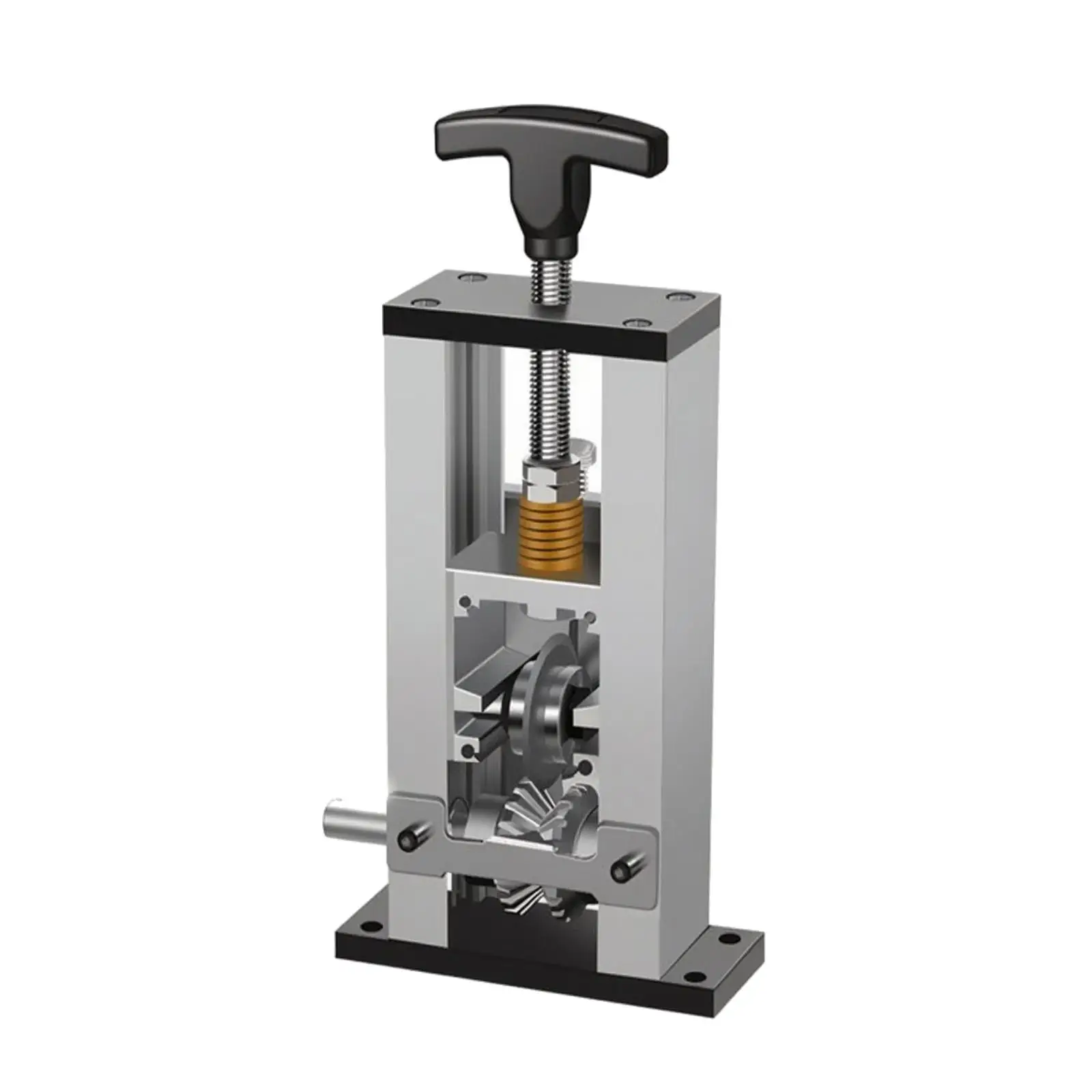 Wire-Removing Machine with Hand Crank Compact Manual Cable Removing Tool with Adjustable for DIY Hobbyists, Electrical Repair
