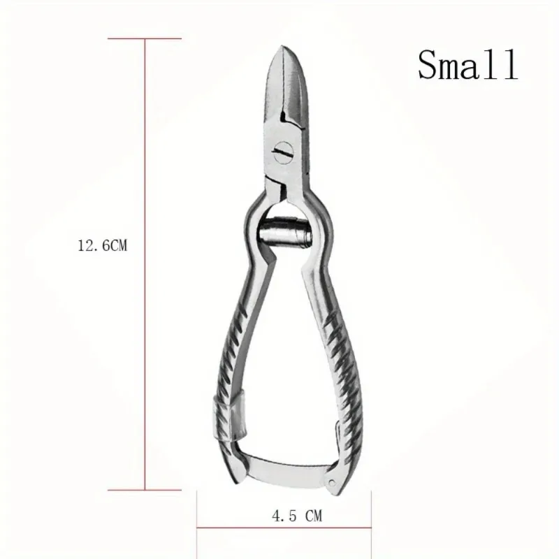 1Pc Nail Clippers for Thick or Ingrown Toenails Super Sharp Long Handle Nail Trimmer Cutter Professional Manicure Pedicure Tools