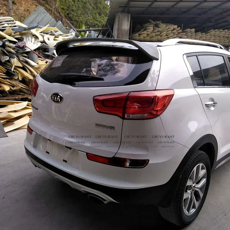 For Kia Sportage spoiler 2011-2017 High quality ABS material Automotive Rear wing Primer color rear spoiler for Kia Sportage R