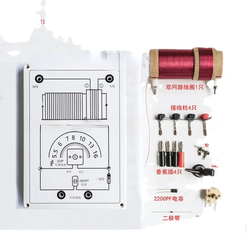 DIY Glass Radio Mounting Kit Dual Circuit