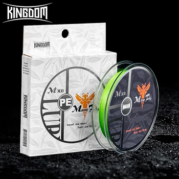 Kingdom Micro Fly 100M 150M Braid PE Fishing Line 4 Strand 0.2#/0.4#/0.6# 9-12LB Far Casting Distance Super Stiff&Strong PE Line 1