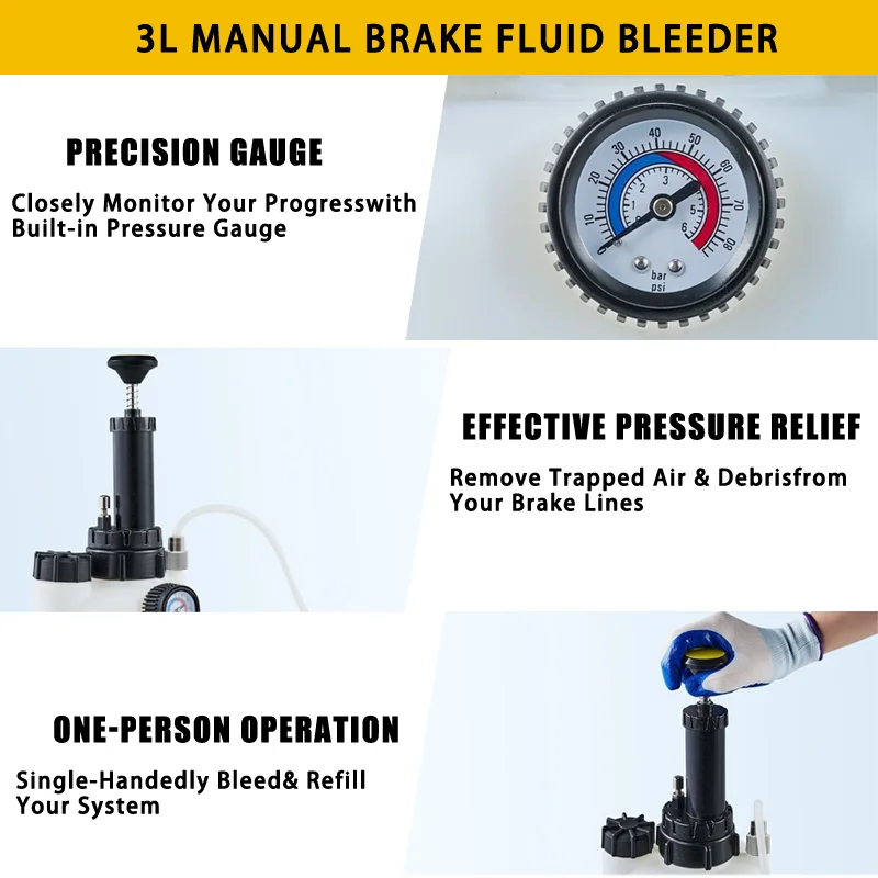 3L Manual Transmission Oil Filling System Hand Pump OR Pneumatic Automatic Gearbox Oil Fluid Pump Tool with Adapters