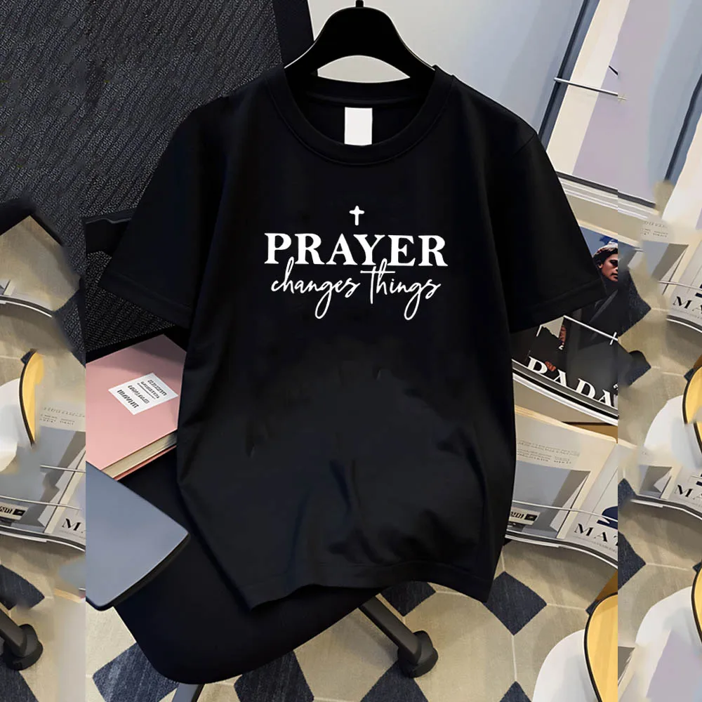 Round Neck Short Sleeve T-Shirt, Front with 