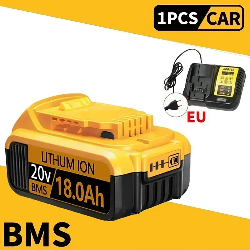100% gloednieuw voor DEWALT 18.0AH DCB609 18V 20V Lithium-ion Batterij voor Dewalt DCB204 DCB205 DCB206 DCB609 DCB184 DCB200