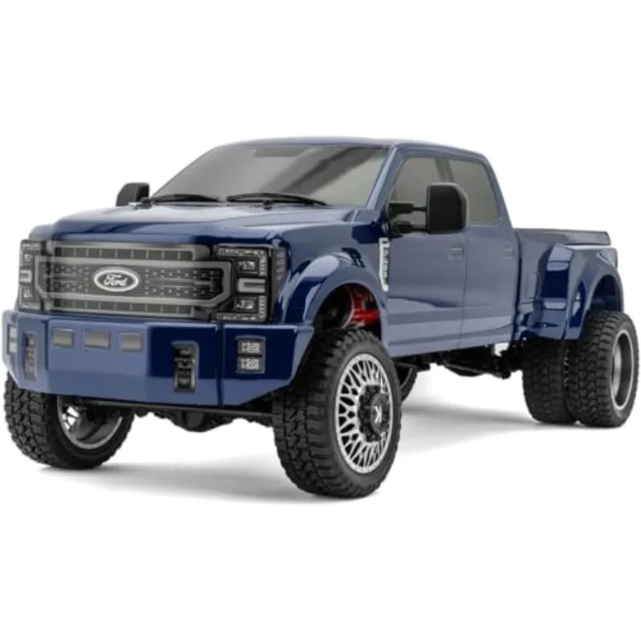 

RC crawler for all-terrain use, aluminum alloy chassis, blue galaxy finish, waterproof and ready-to-run with 4WD