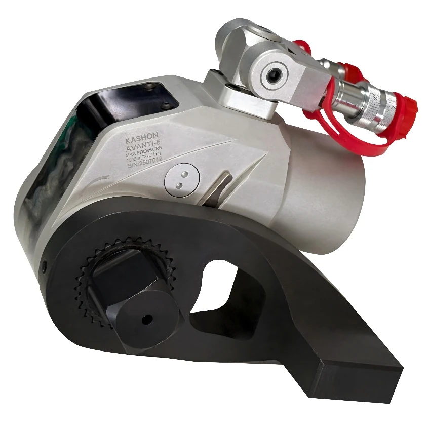 AVANTI-5 10000psi 7370nm ذراع التفاعل الأمامي مربع محرك مفتاح العزم الهيدروليكي G un وجع
