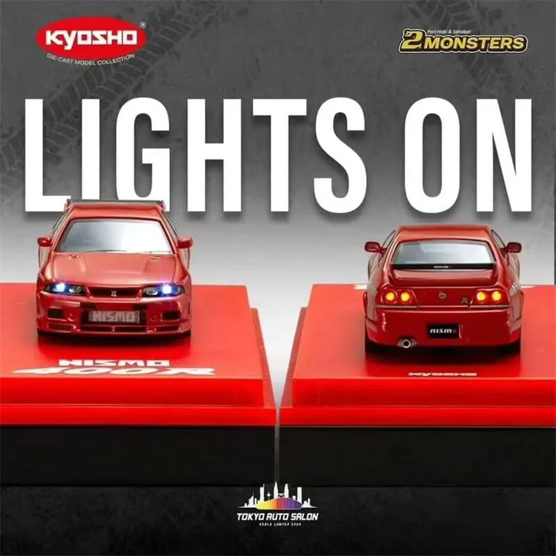 [PreSale] Kyosho 1:64 Nismo 400R [R33] Tokyo Motor Show KL 2024 MOTN LED red Diecast Model Car