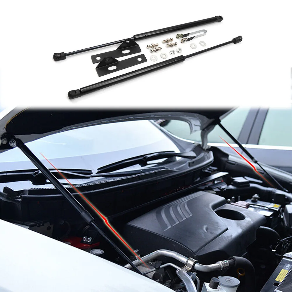 

Для Nissan Rogue X-Trail 2014-2021 автомобильный передний капот, газовые стойки, поддержка аксессуаров из нержавеющей стали