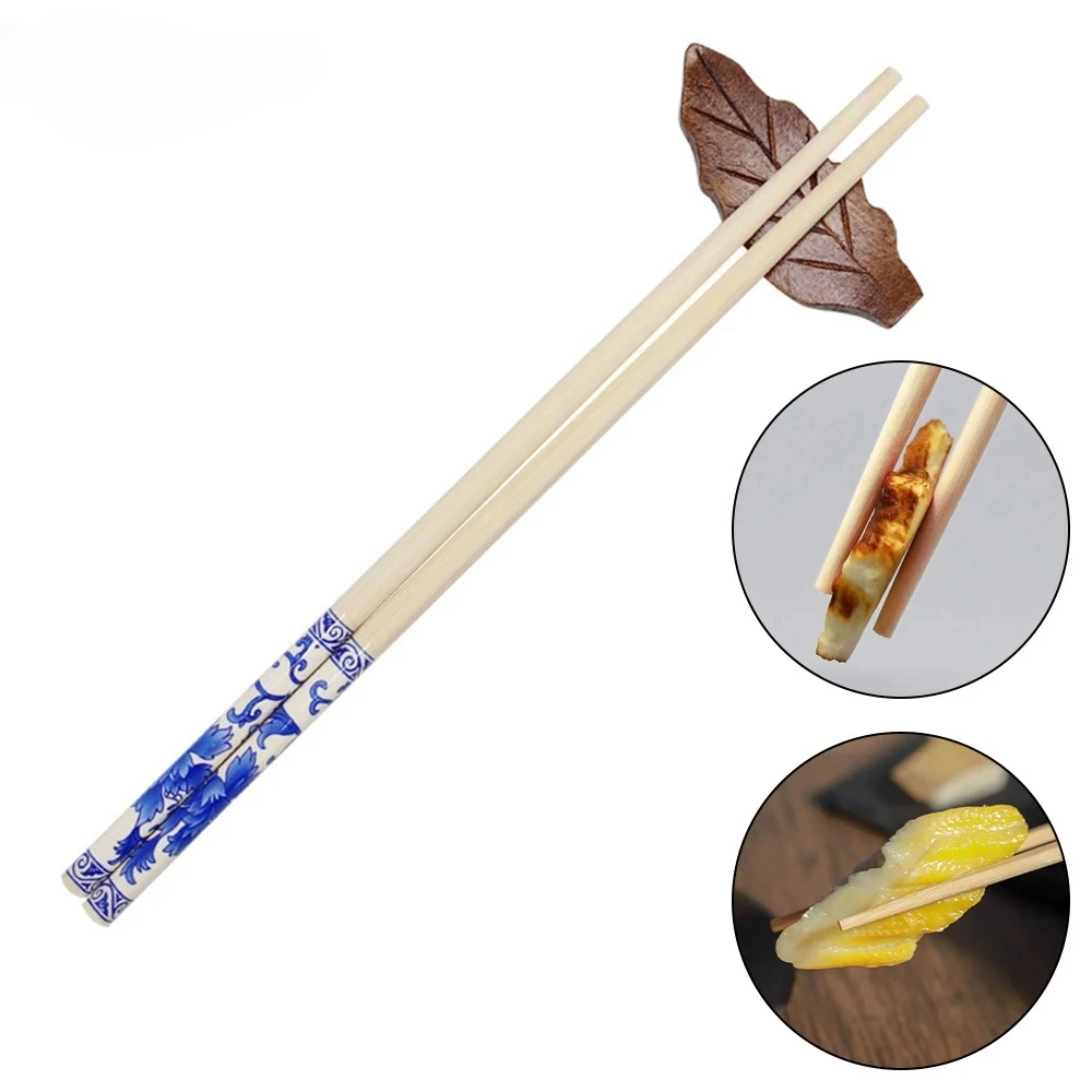 Disposable Convenient Takeaway Chopsticks - Individually Wrapped Sanitary Carbonized Bamboo Chopsticks Convenient 100pc