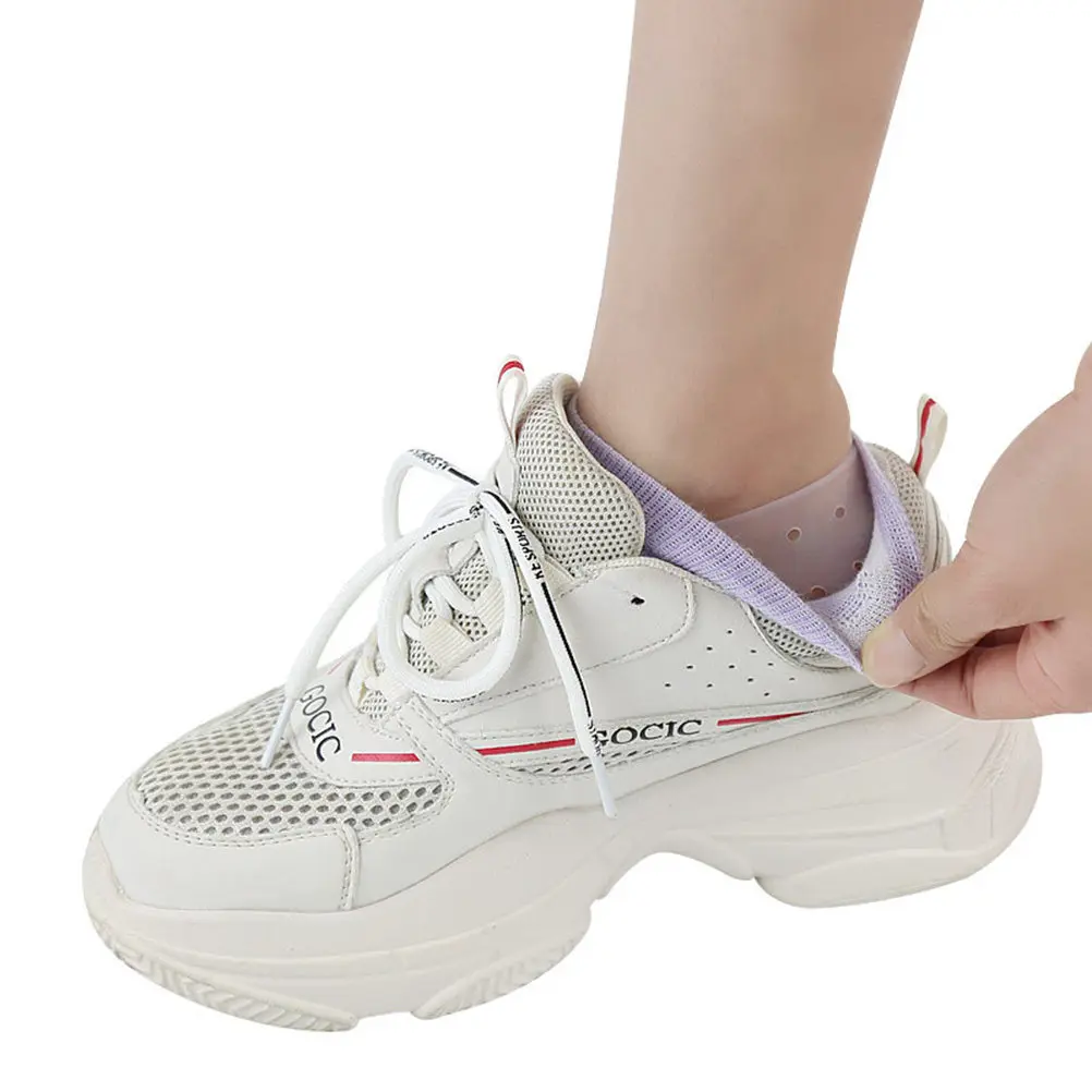 1Pair Height Increase Insoles Invisible Silicone Comfortable Breathable Reusable Non Slip Heel Pads for Men Women White 2Cm