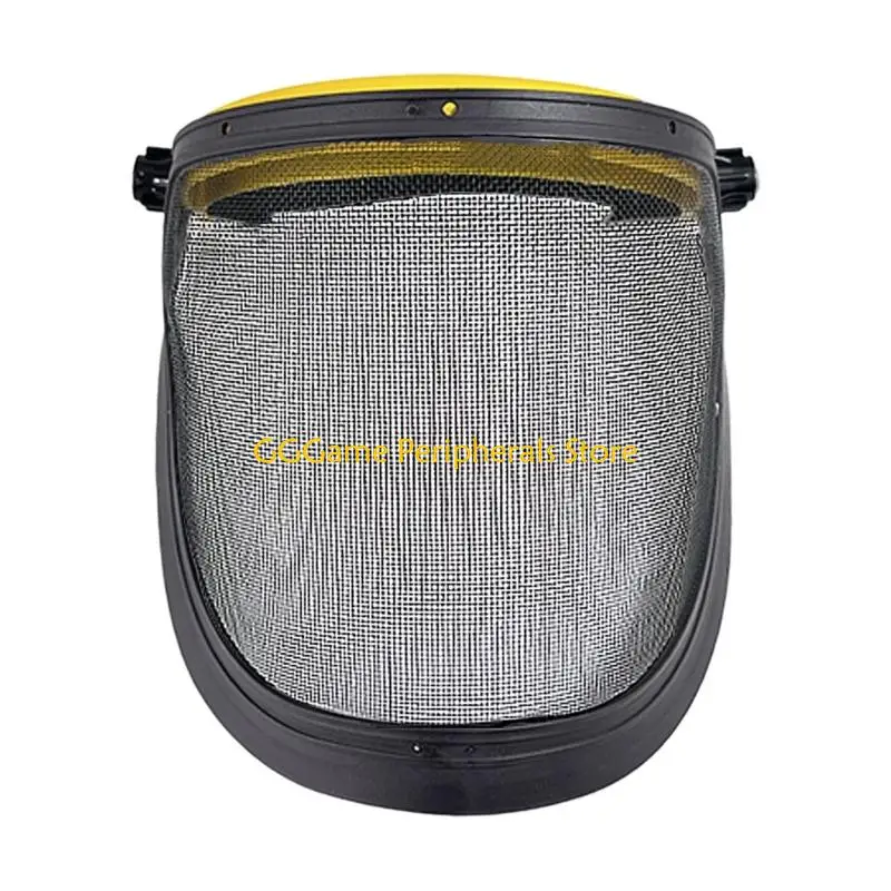 U55B Protective Face Visors, Metal Face Guard with ABS Frame, Adjustable Headgear and Broad Eye, Nose and Cheek Coverage for