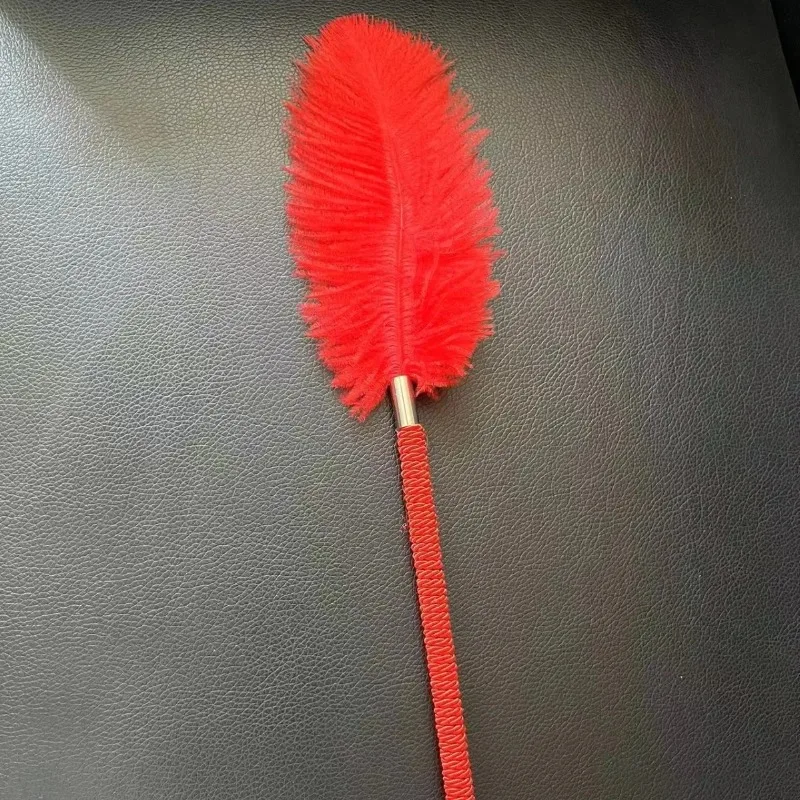 Nipple Erotic Accessory Flirting Clitoris Tickle Feather Erotic Whip Spanking Adult Sex Toys for Teasering