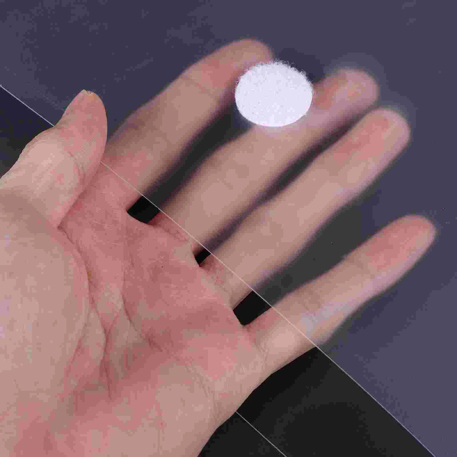 4Pcs Document Folders with Sticker Button A4 Clear File Bags Convenient File Pockets PVC File Folders