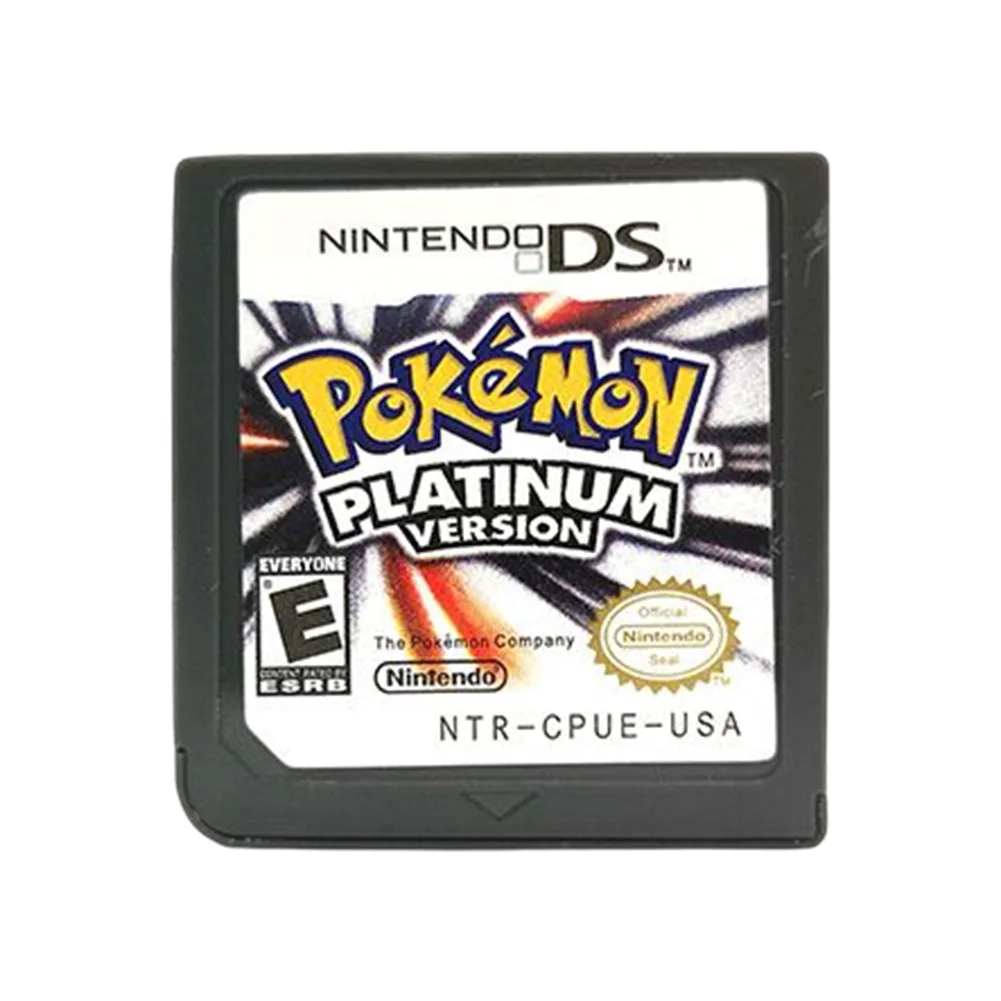 

Video Game Console Card White Gold Cards Series Version Card Cassette Classic Game Card Platinum Card for 3DS/3DS NDSi/NDS