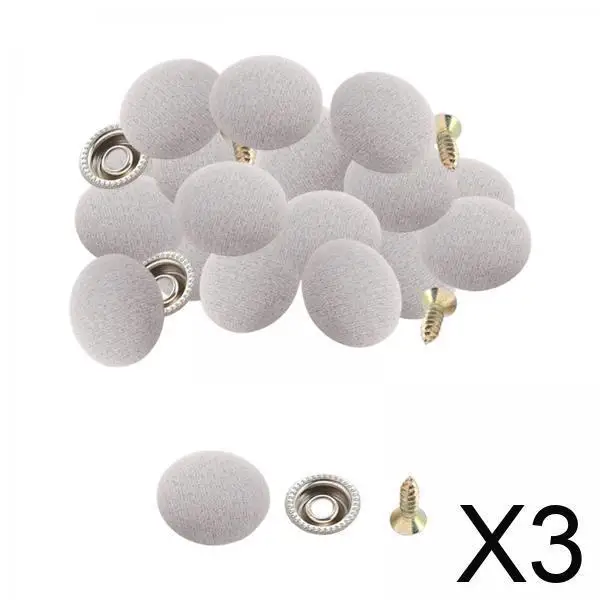 

3x50x Car Roof Repair Button Easy Installation Fixed Buckle for Trucks SUV Grey