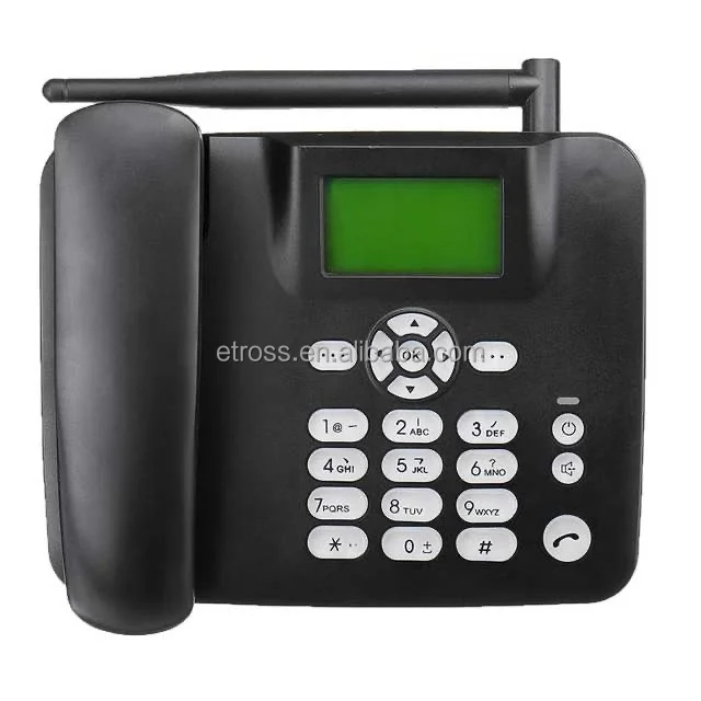 Unlocked F317 cordless phone with sim slot and radio
