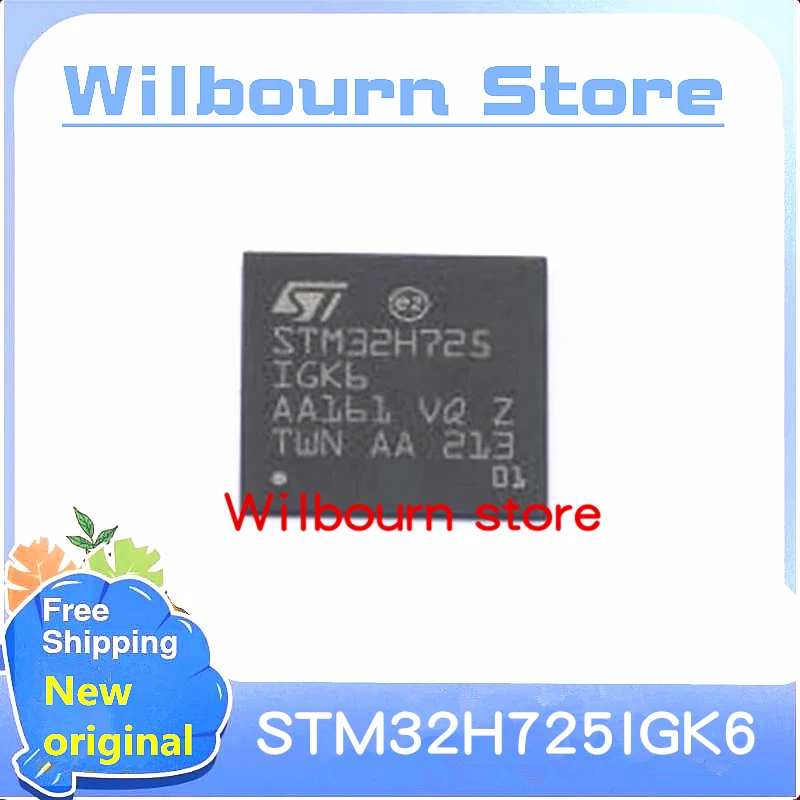 

1PCS/LOT STM32H725IGK6 STM32H725IGKB STM32H725 UFBGA176 Mxsyuan 100% New original