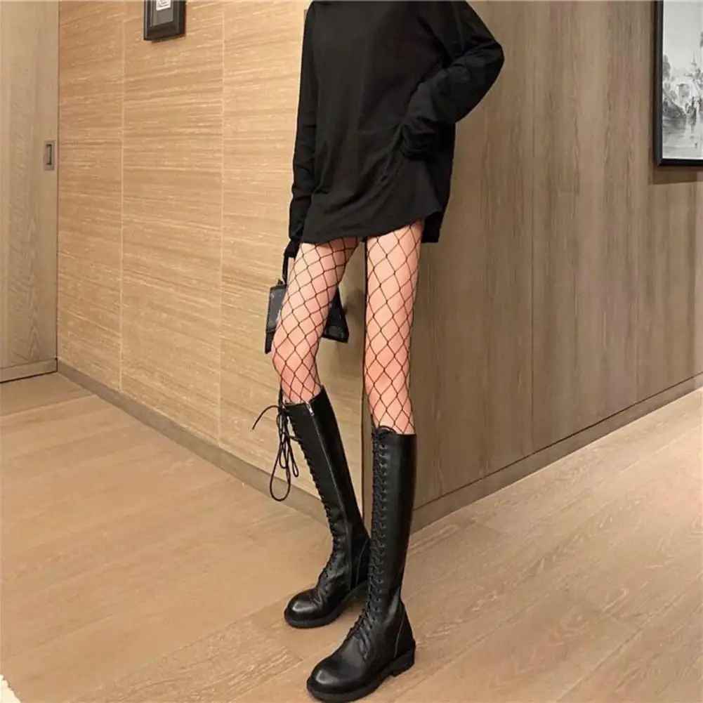 Hot Women Sexy Stockings Fishnet Mesh Tights Club Party Nylon Fish Net Stockings Stars Flowers Skull Gothic Lace Pantyhoses New