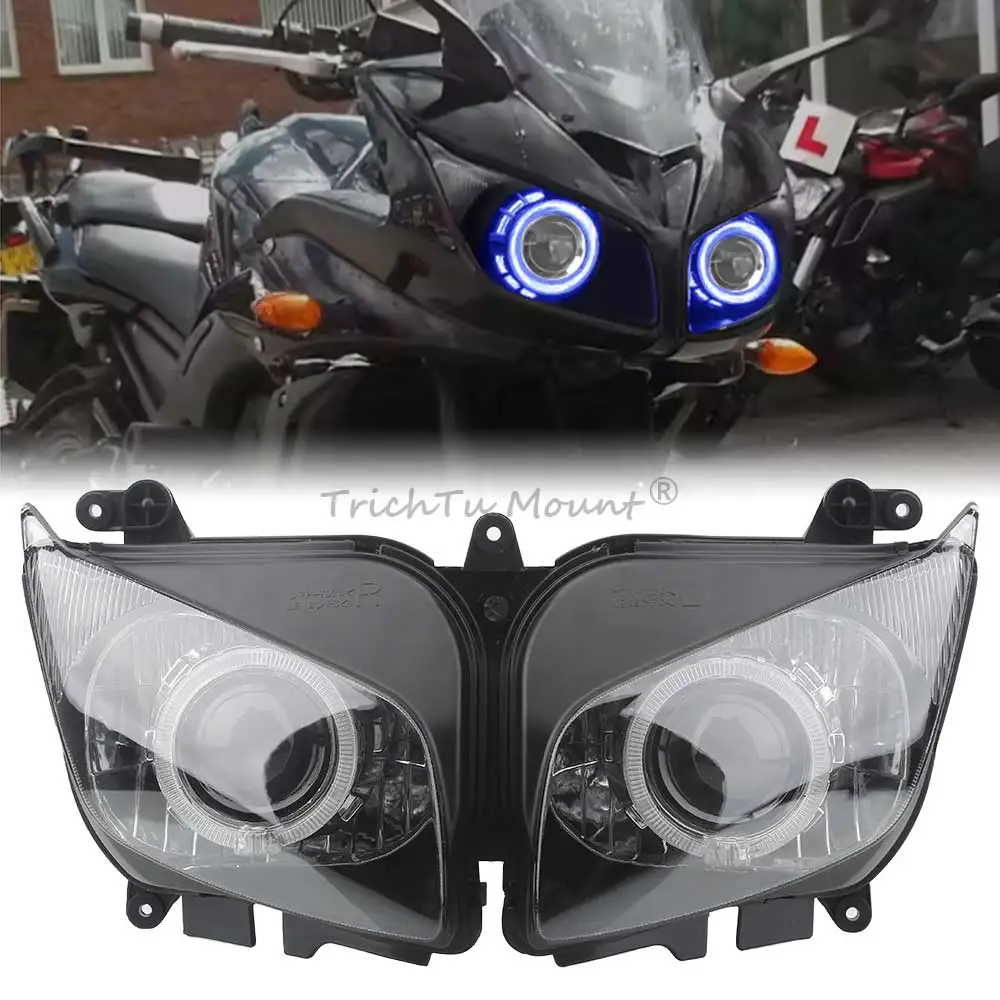 

Motorcycle Headlight LED Light Lo/Hi Beam Headlamp Custom HID Headlight Assembly faro moto For Yamaha FZ1 FZ-1S Fazer 2006-2015