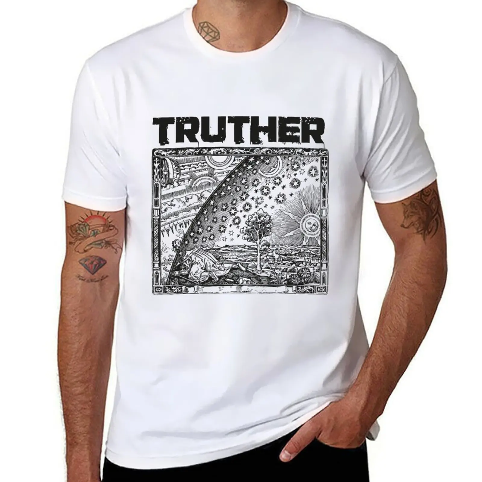 Truther-cercheur de vérité T-Shirt homme graphique T-Shirt pour homme T-Shirt