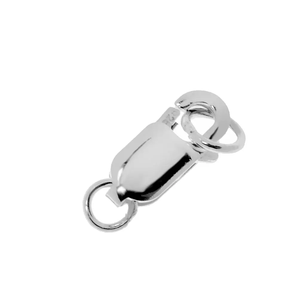 925 Sterling Silver Craft Lobster Clasps Necklace Bracelet Findings 12 14 8 mm